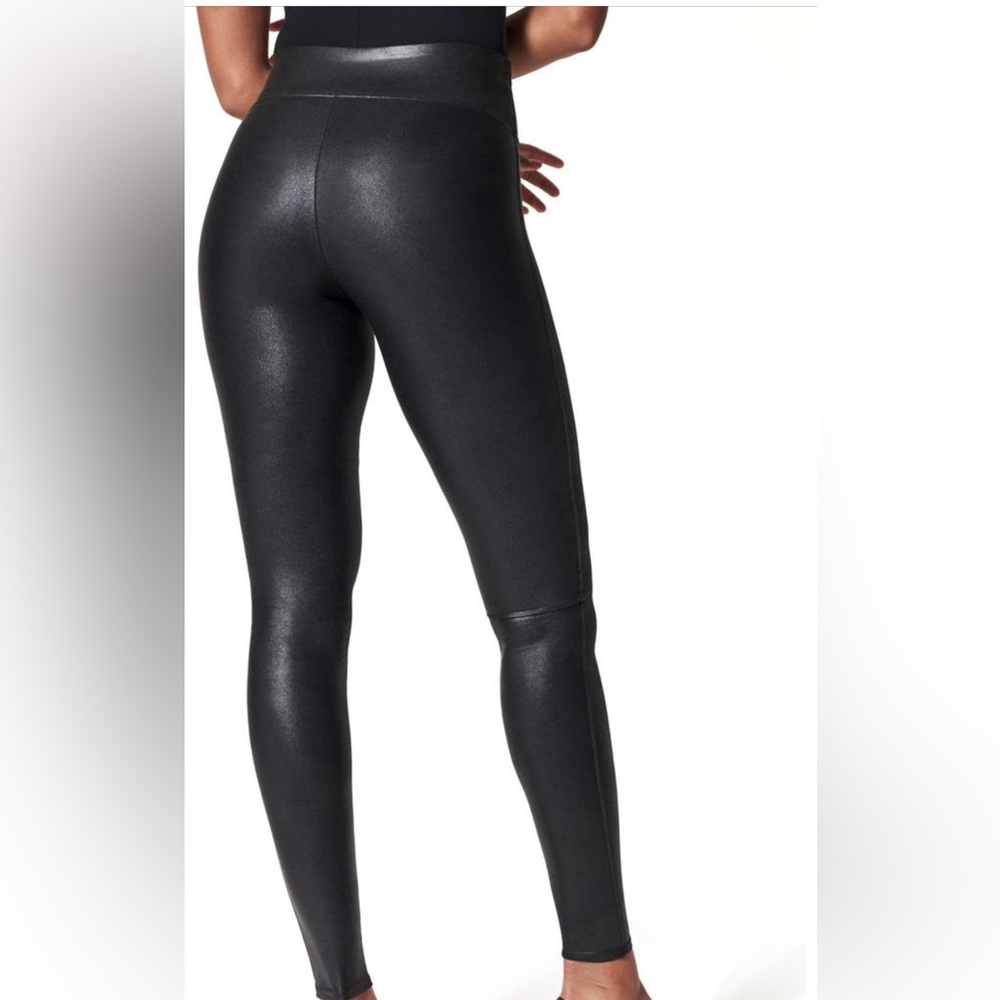 Spanx faux leather leggings S